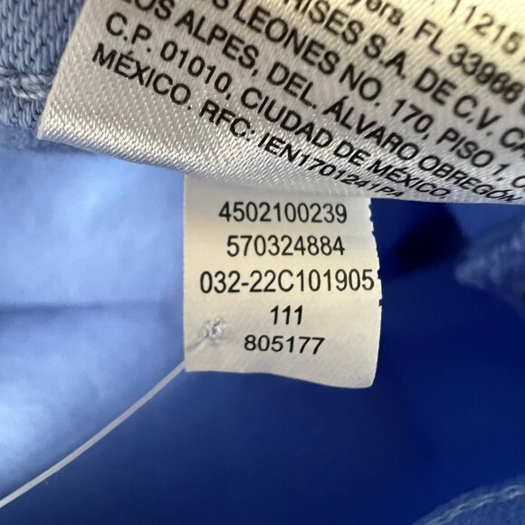 Chicos Pull On Capri Pants Denim Blue Veil 0 US 4 Stretch Cropped NWT - Picture 7 of 7